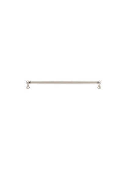 Kara Cabinet Pull - 12 inch Center-to-Center in Polished Nickel.